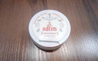 Odens cold dry никотин