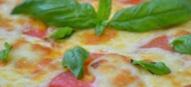 Ингредиенты для классической пиццы