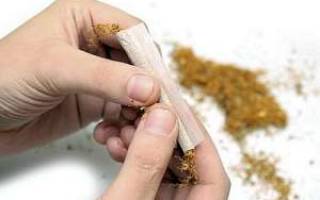 Как сделать сигарету из бумаги и чая